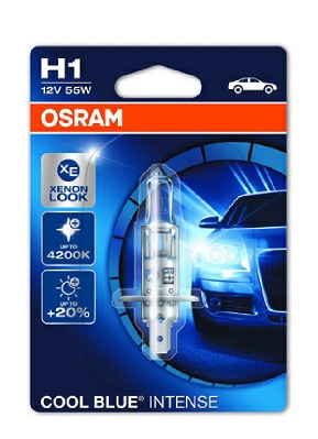 OSRAM H1 COOL BLUE INTENSE 12V/55W+120% 1KUS