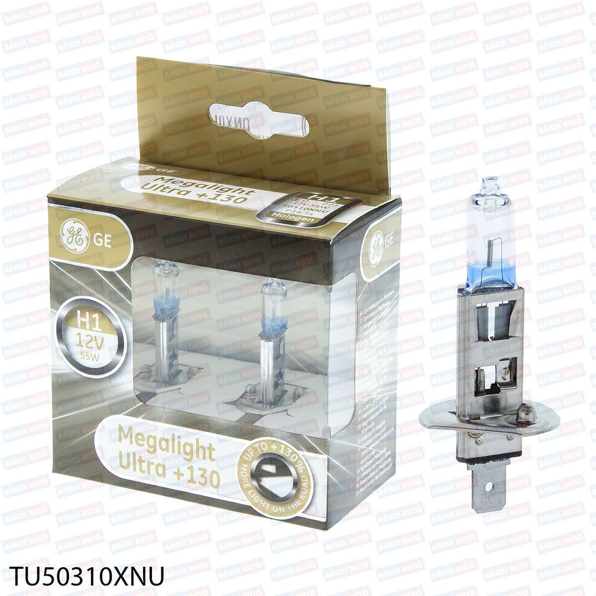 GE/TUNGSRAM MEGALIGHT ULTRA H1 12V/55W +130%
