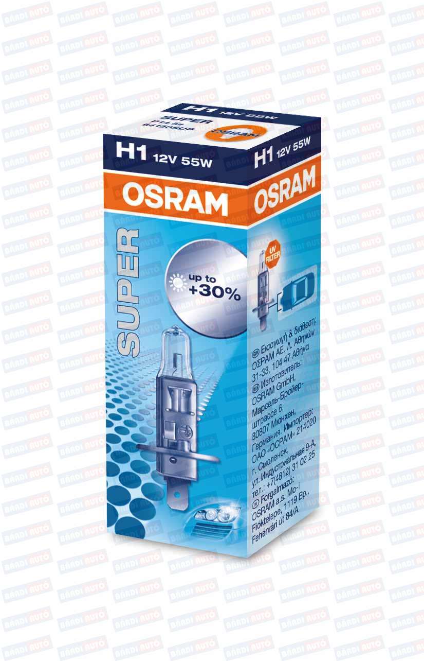 OSRAM H1 ŽIAROVKA 12V/55W +30%