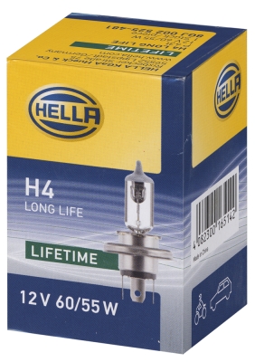 HELLA H4 ŽIAROVKA 12V 60/55W LONG LIFE