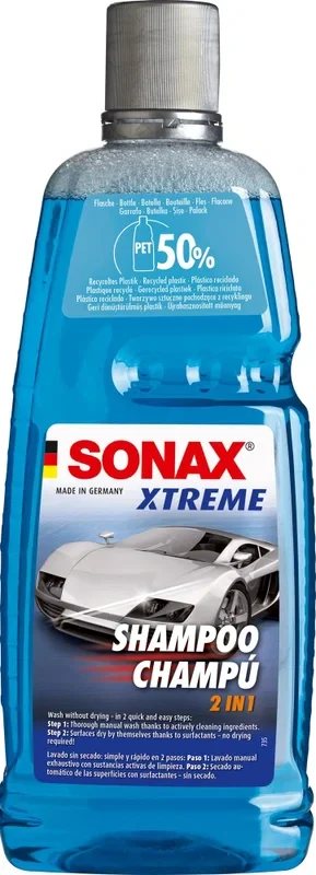 SONAX Xtreme - Aktívny šampón 2 v 1, 1l 215300
