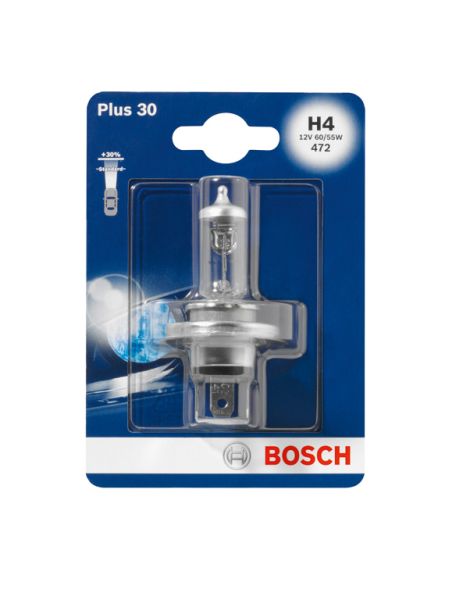 BOSCH H4 PLUS 30 12V 60/55W