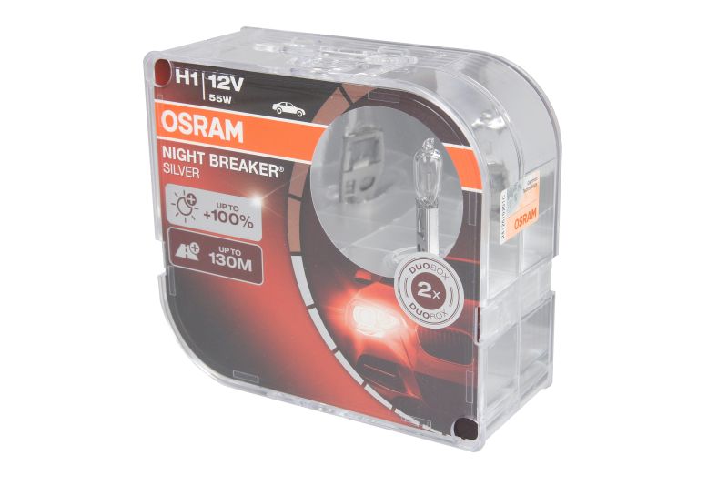 OSRAM H1 NIGHT BREAKER SILVER 12V/55W+100%