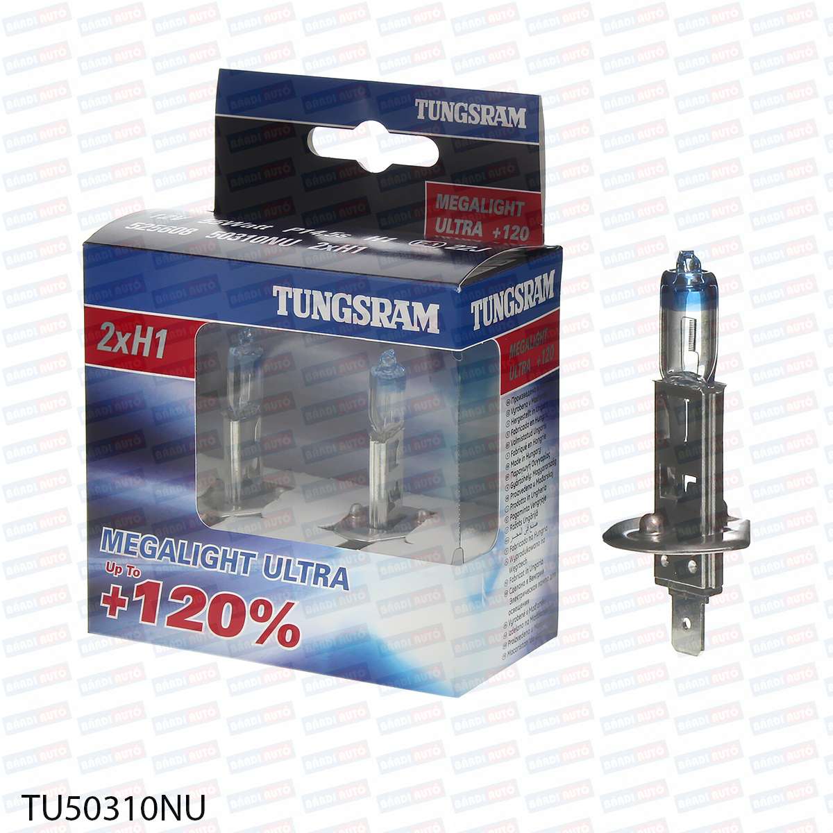 GE/TUNGSRAM MEGALIGHT ULTRA H1 12V/55W +120%