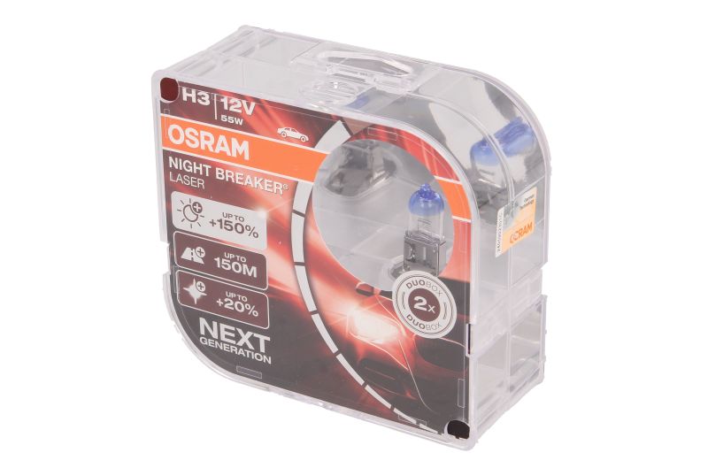 OSRAM H3 NIGHT BREAKER LASER 12V/55W+150%