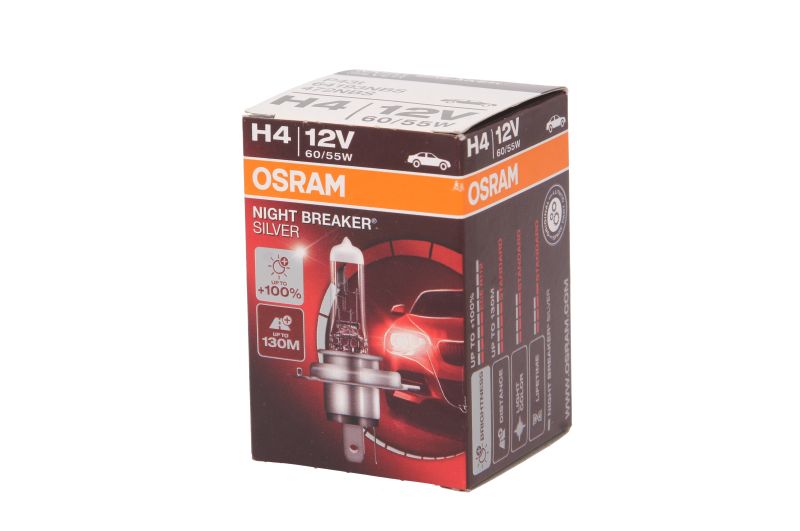 OSRAM H4 NIGHT BREAKER SILVER 12V 60/55W +20%