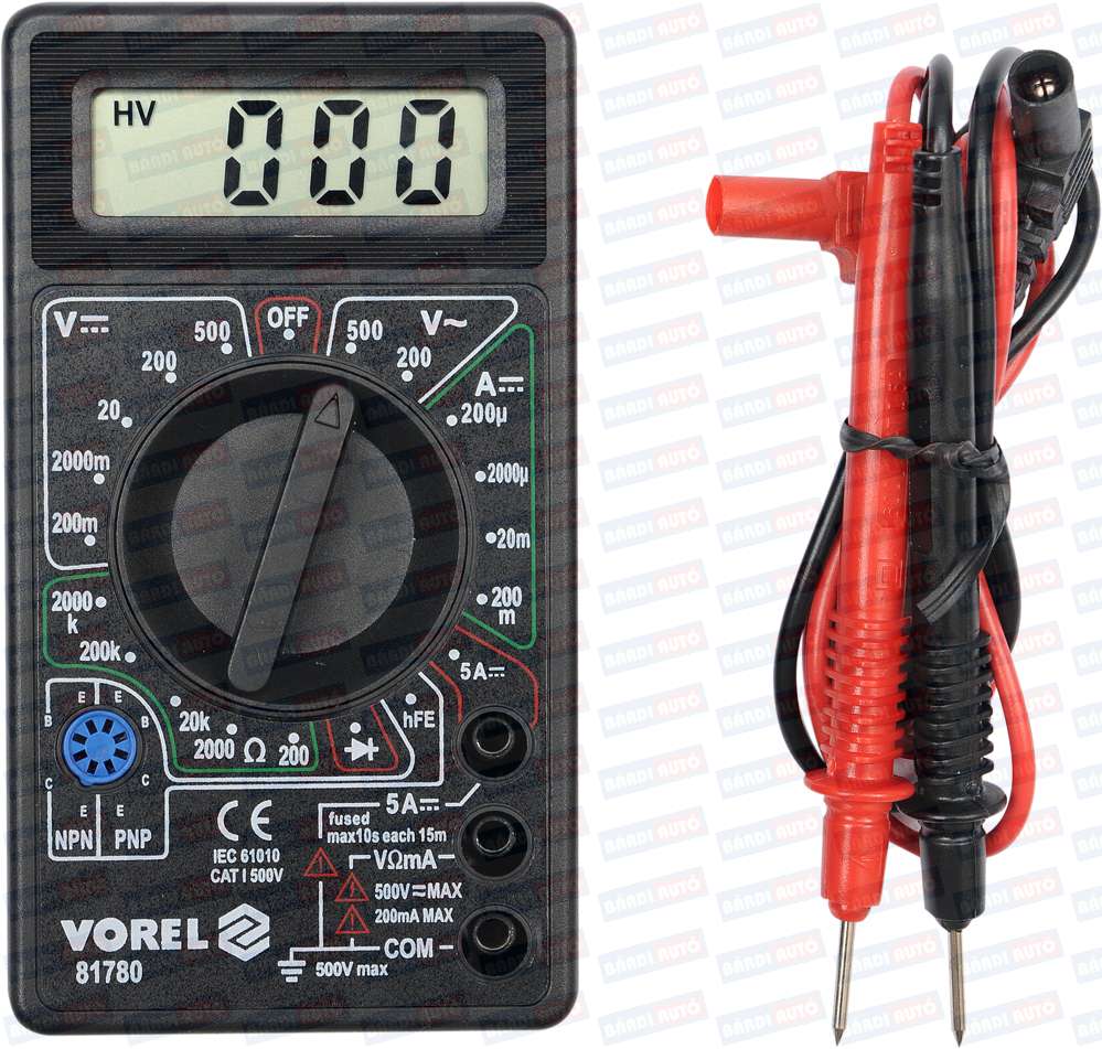 Vorel digitalny multimeter