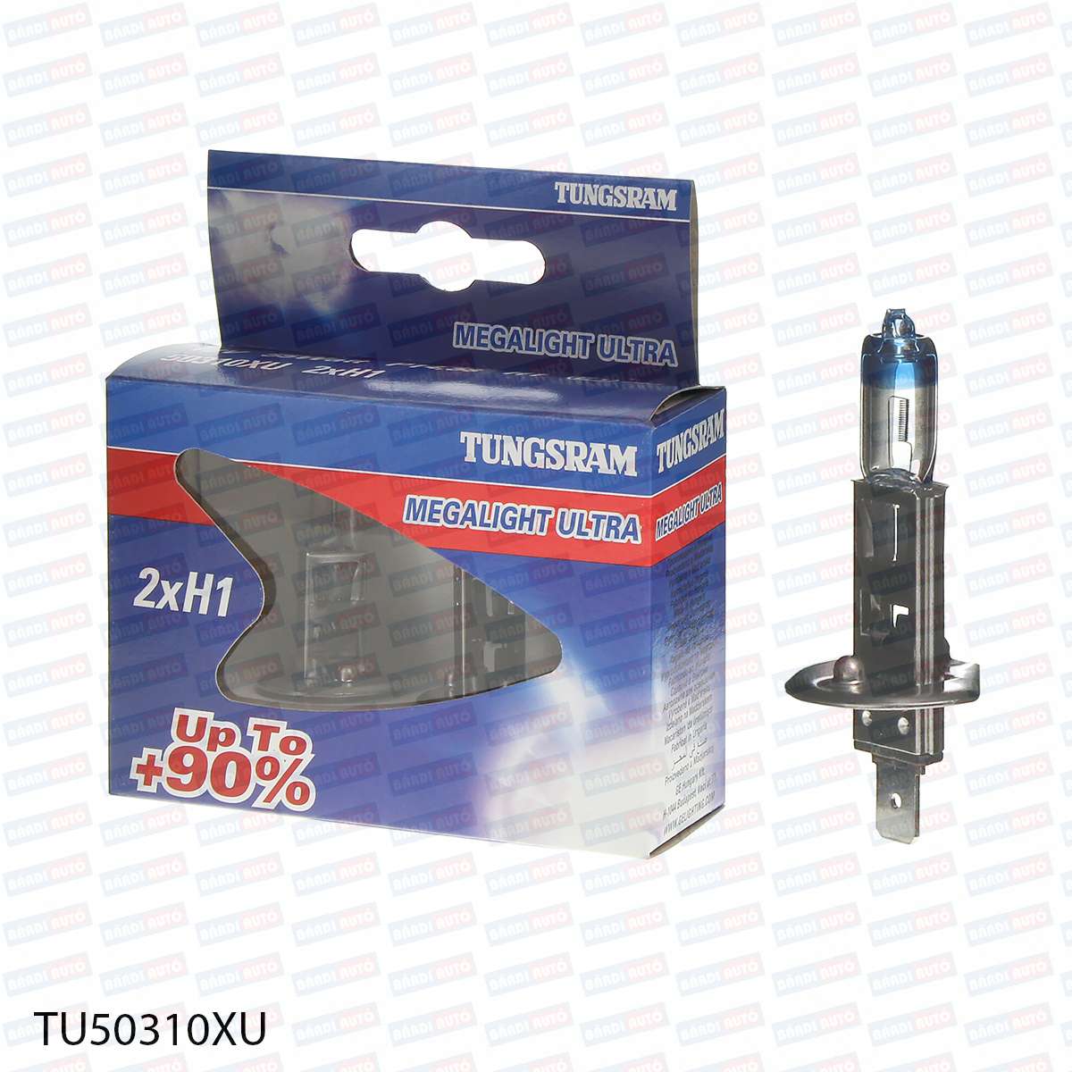 GE/TUNGSRAM MEGALIGHT ULTRA H1 12V/55W +90%