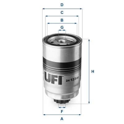 UFI palivový filter 24.123.00