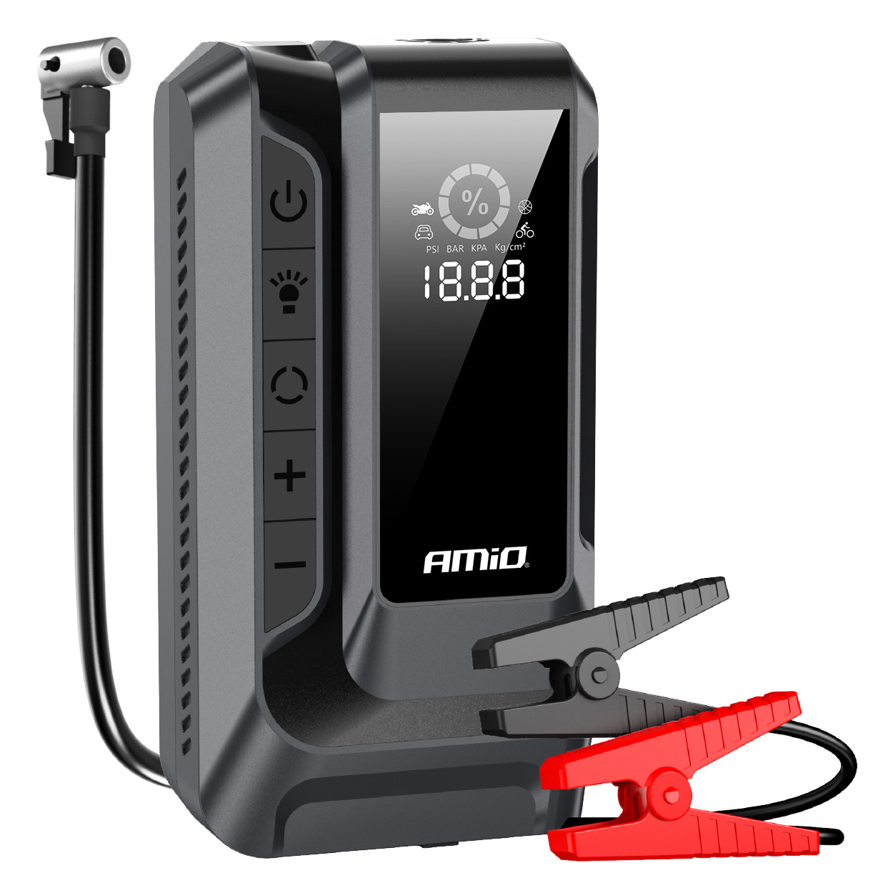 AMiO Štartovacie zariadenie 4in1 12V 12Ah 1600A-04677