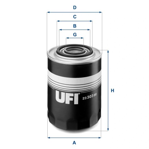 UFI olejový filter 23.303.00