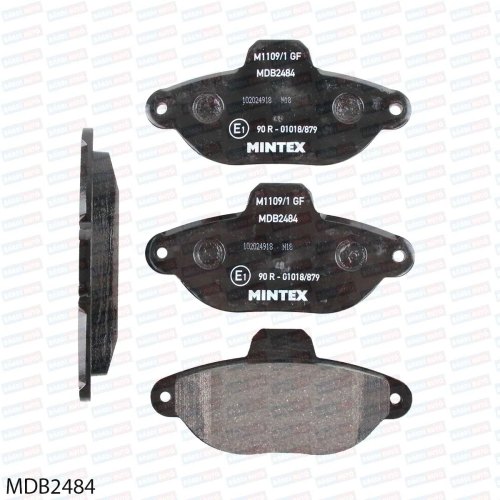 MINTEX MDB2484 Predné brzdové platničky