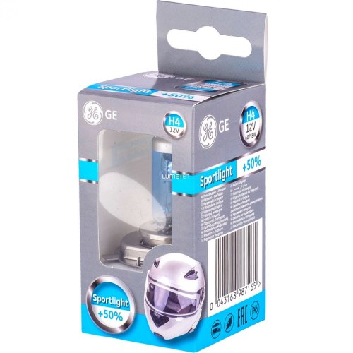 GE/TUNGSRAM H4 SPORTLIGHT 12V 60/55W +50%