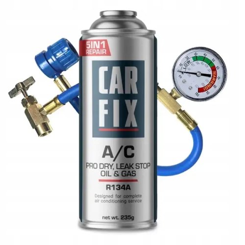 CARFIX - Chladivo do klimatizácie R134A + hadica 5v1 400ml