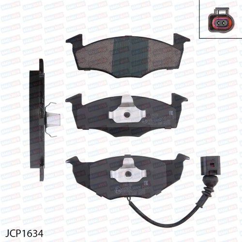 JURATEK JCP1634 Predné brzdové platničky